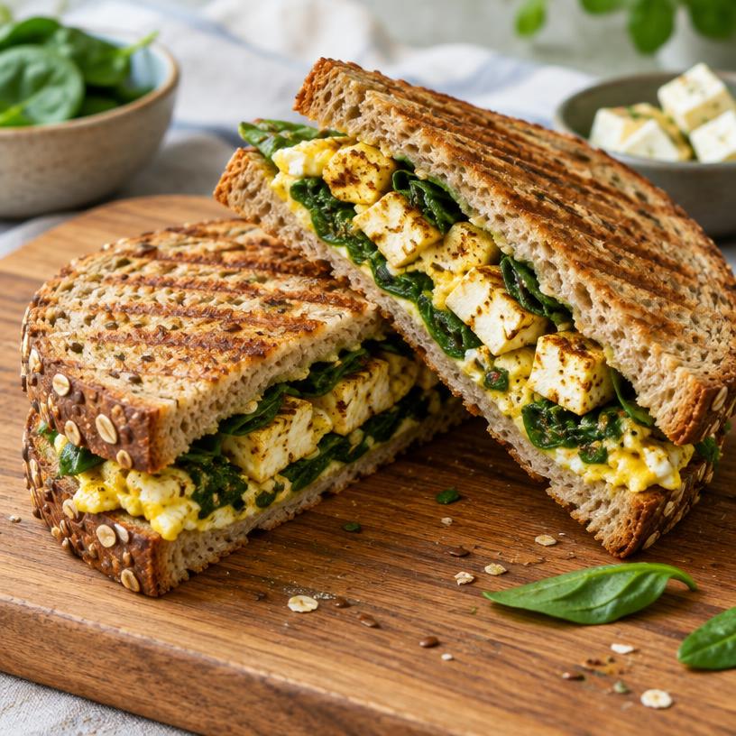 Egg & Spinach Protein Sandwich