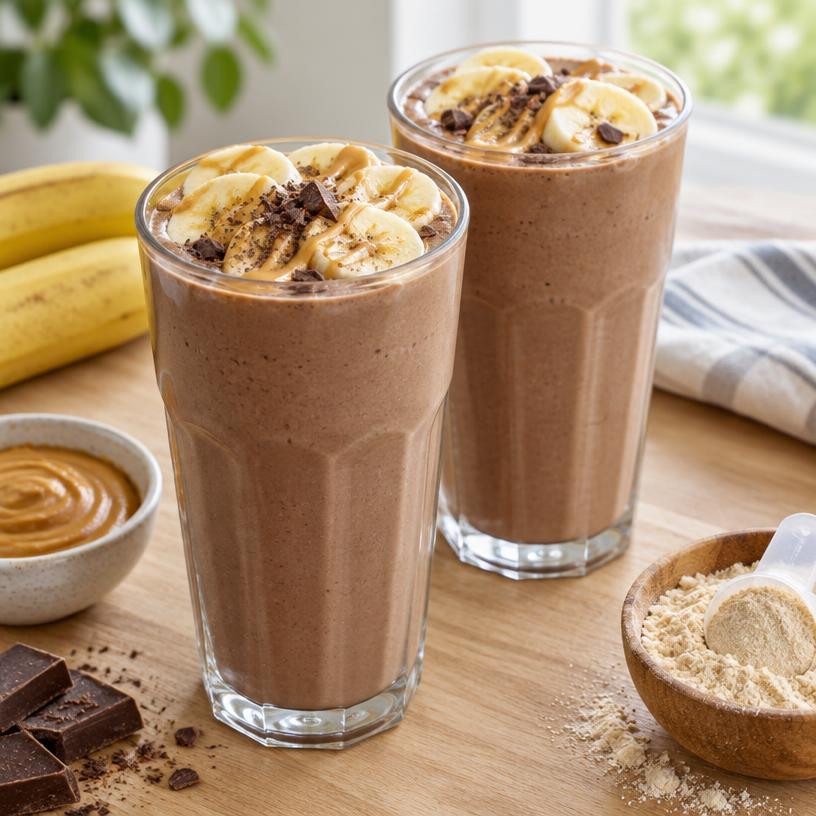 PB Banana Protein Shake