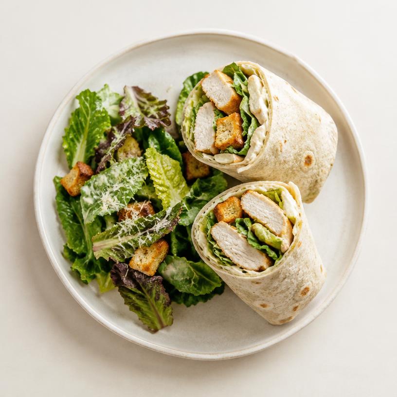 Smoked Chicken Caesar Wrap